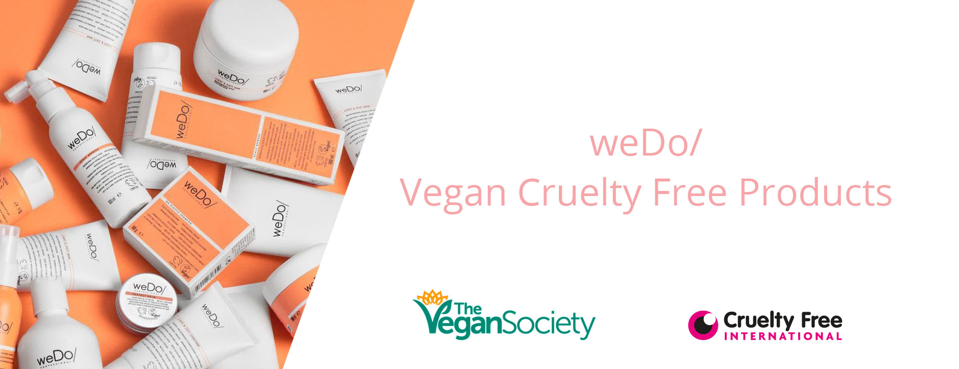weDo Vegan Cruelty Free Products at avant garde hair salons Worcester & Hereford 